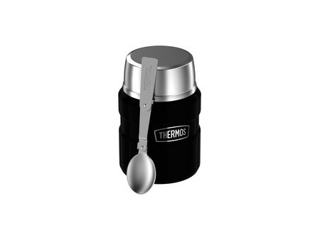 THERMOS Récipient alimentaire STAINLESS KING, 0,47 l, noir