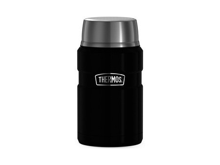 THERMOS Récipient alimentaire STAINLESS KING, 0,71 l, noir