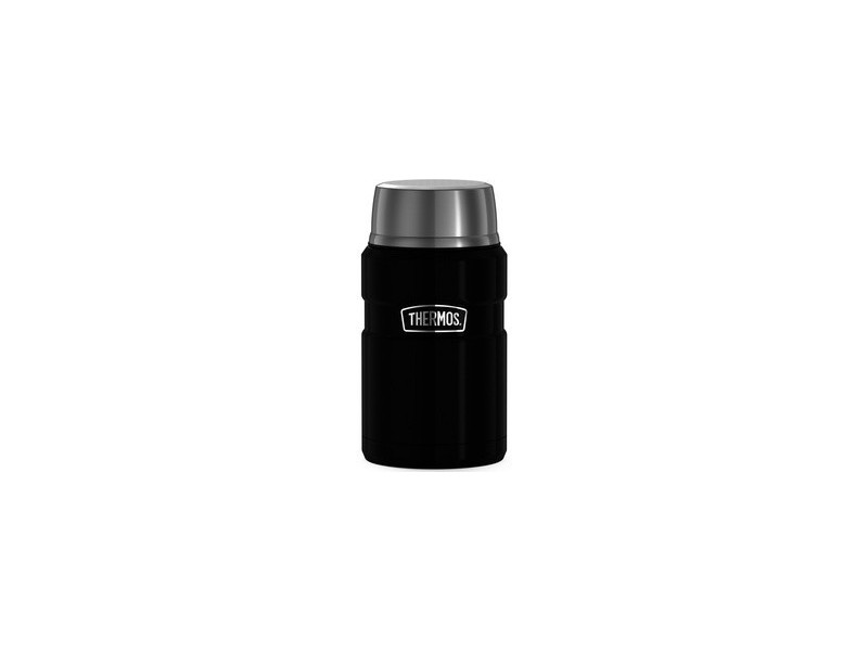 THERMOS Récipient alimentaire STAINLESS KING, 0,71 l, noir