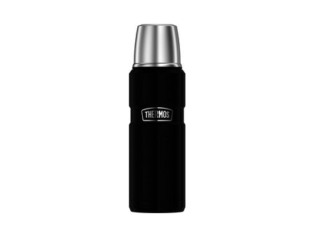 THERMOS Bouteille isotherme STAINLESS KING, 0,47 l, noir