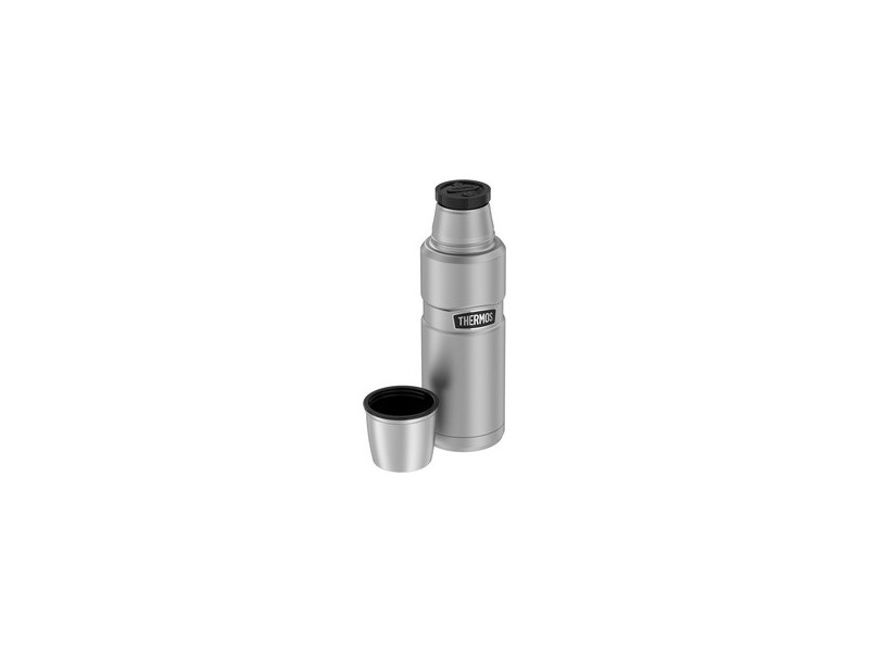 THERMOS Bouteille isotherme STAINLESS KING, 0,47 l, gris