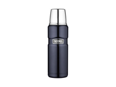 THERMOS Bouteille isotherme STAINLESS KING, 0,47 l, gris