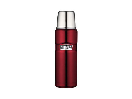 THERMOS Bouteille isotherme STAINLESS KING, 0,47 l, gris