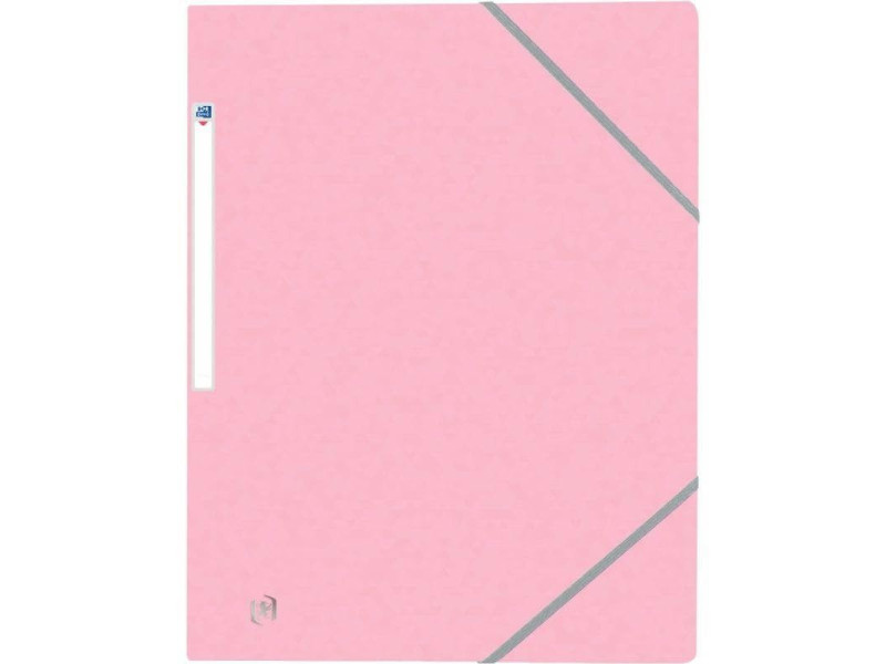 Oxford Chemise à élastique Top File+, A4, rose pastel