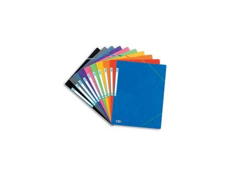 Oxford Chemise à élastique Top File+, A4, orange
