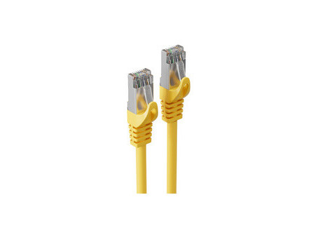 shiverpeaks Câble patch Cat. 6A, U/UTP, 30,00 m, jaune