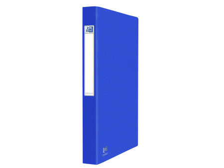 Oxford Classeur EUROFOLIO+, A4, carton, 2 anneaux, bleu