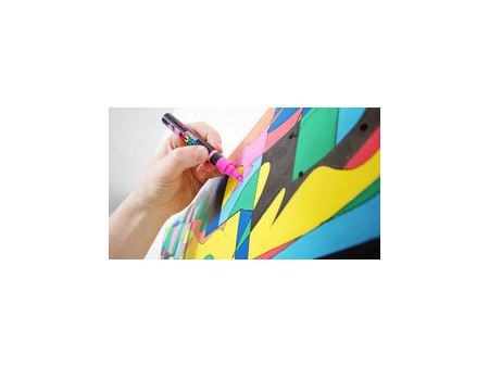 POSCA Marqueur à pigment PC-5BR BRUSH, étui de 16, assorti