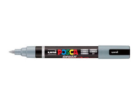 POSCA Marqueur à pigment PC-5BR BRUSH, gris