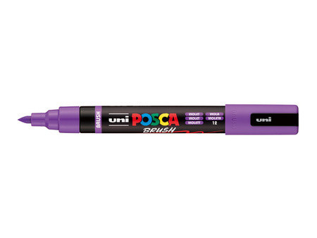 POSCA Marqueur à pigment PC-5BR BRUSH, violet