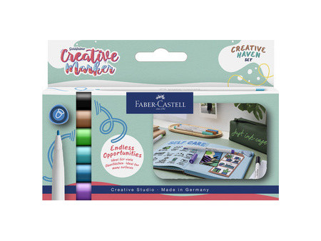 FABER-CASTELL Creative Marker GOLDFABER, étui de 6
