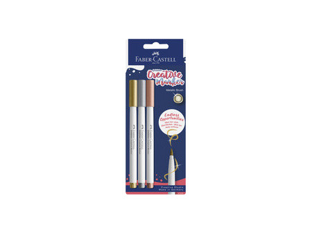 FABER-CASTELL Creative Marker GOLDFABER, blister de 3