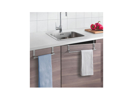 metaltex Porte-serviette, extensible, inox