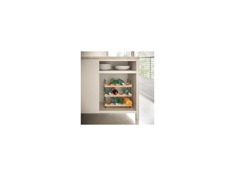 metaltex Porte-bouteilles York LAVA, 3 niveaux