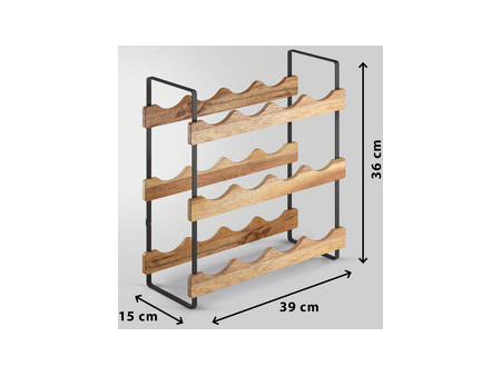 metaltex Porte-bouteilles York LAVA, 3 niveaux