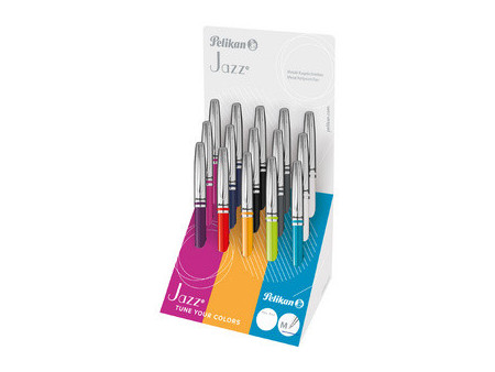 Pelikan Stylo à bille Jazz Classic, présentoir de 15
