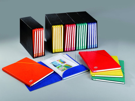 Oxford Chemise à élastique EUROFOLIO+ ALPINA, A4, rouge