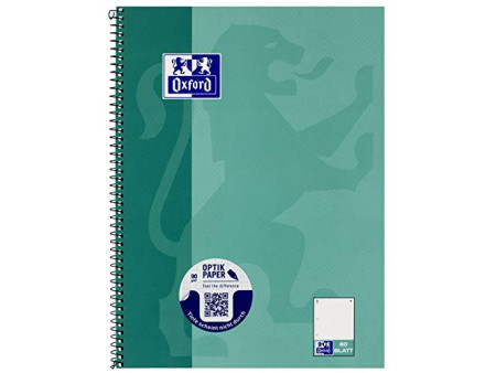 Oxford Cahier spiralé, A5+, pointillé, 160 pages
