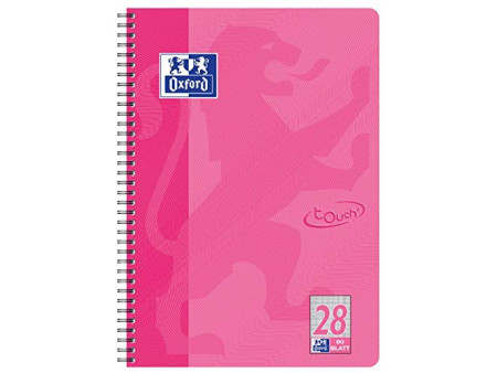 Oxford Cahier spiralé Touch, A4+, pointillé, 160 pages