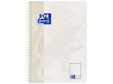 Oxford Cahier spiralé Touch, B5, pointillé, 160 pages