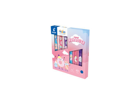 PILOT Stylo roller FRIXION BALL 07 Fancy Winter, wallet de 6
