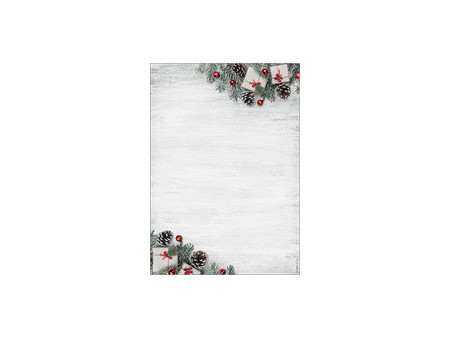 sigel Papier à motif de Noël 'Golden Glow', A4