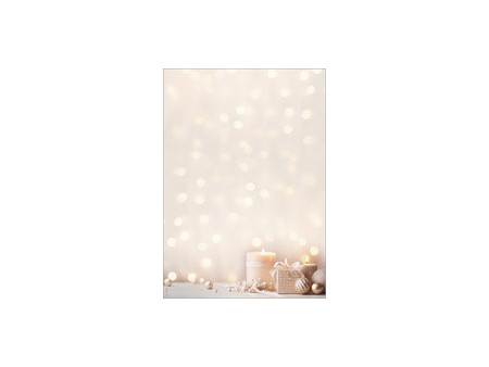 sigel Papier à motif de Noël 'Candlelight Cheer', A4