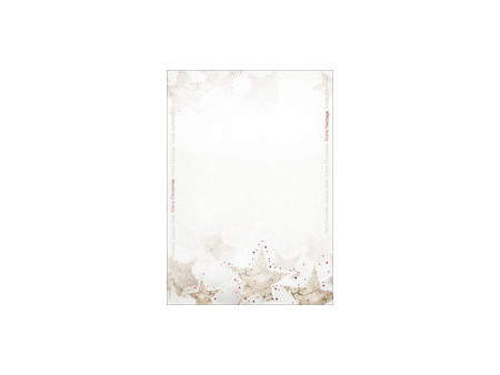 sigel Papier à motif de Noël 'Rustic White', A4