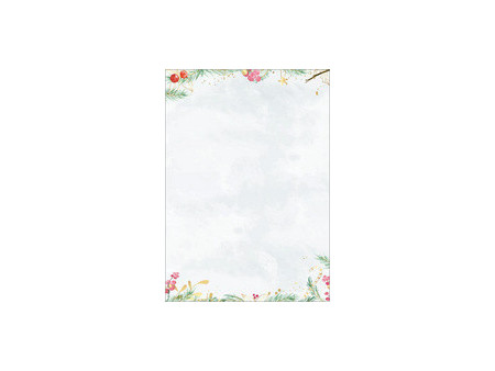 sigel Papier à motif de Noël 'Rustic White', A4