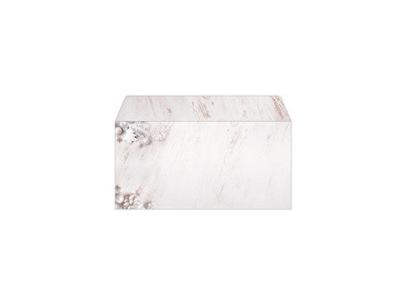 sigel Enveloppe à motif de Noël 'Rustic White', DL