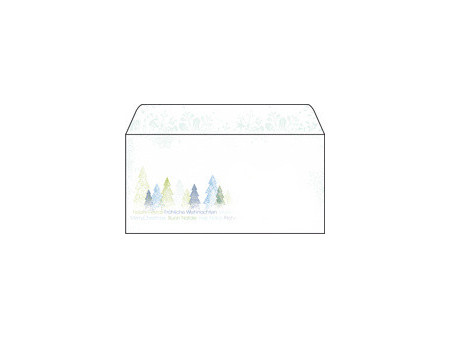 sigel Enveloppe à motif de Noël 'Rustic White', DL