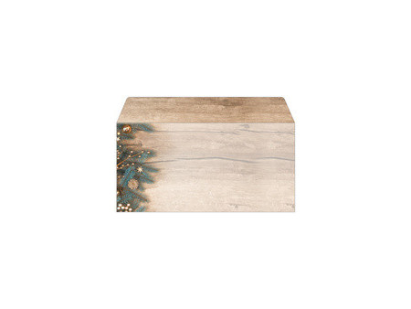 sigel Enveloppe à motif de Noël 'Rustic White', DL