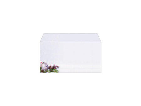 sigel Enveloppe à motif de Noël 'Rustic White', DL