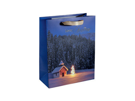 sigel Sac cadeau de Noël 'Christmas Chapel', petit