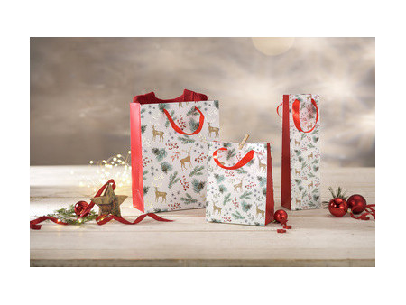 sigel Sac cadeau de Noël Christmas Motifs Watercolor