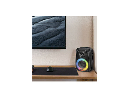LogiLink Haut-parleur BT 5.0 TWS, 5 égalisations, noir
