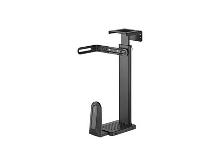 LogiLink Support pour ordinateur, sous table ou mural, noir