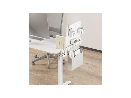 LogiLink Organiseur de bureau avec panneau perforé, blanc