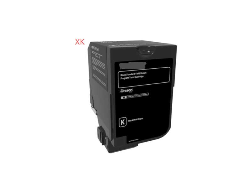 Toner compatible Lexmark 75M2XK0 - Noir - 20.000 pages