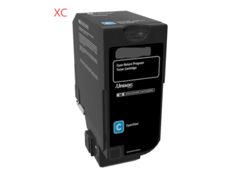 Toner compatible Lexmark 75M2XC0 - Cyan - 11.700 pages