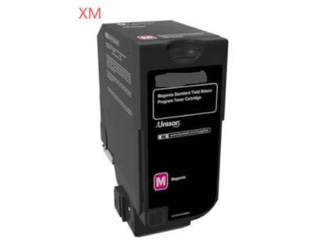 Toner compatible Lexmark 75M2XM0 - Magenta - 11.700 pages
