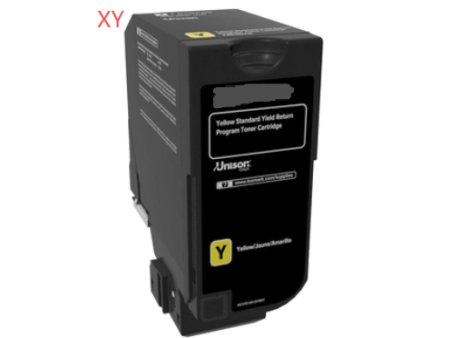 Toner compatible Lexmark 75M2XY0  - Jaune - 11.700 pages