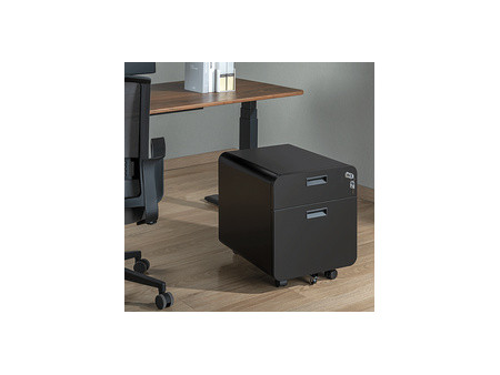 LogiLink Caisson mobile, 2 tiroirs, noir
