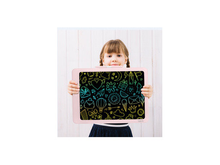 LogiLink Ardoise LCD pour enfants, 14 pouces, rose