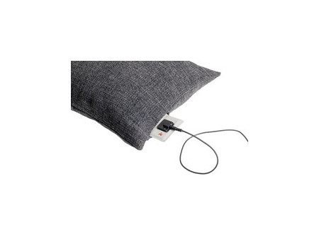 Montandor Coussin chauffant à infrarouge, gris foncé