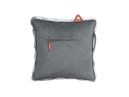 Montandor Coussin chauffant avec Heat Pad, peluche, gris
