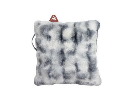 Montandor Coussin chauffant avec Heat Pad, peluche, gris