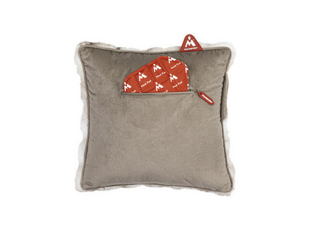 Montandor Coussin chauffant avec Heat Pad, peluche, gris