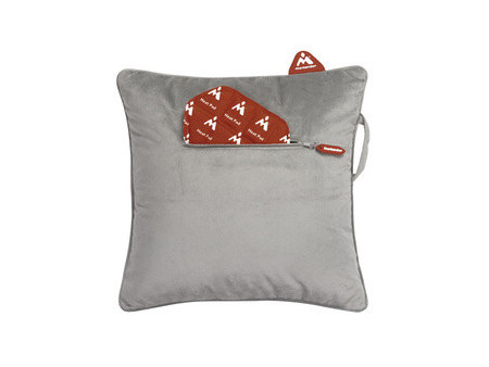 Montandor Coussin chauffant avec Heat Pad velours, champagne