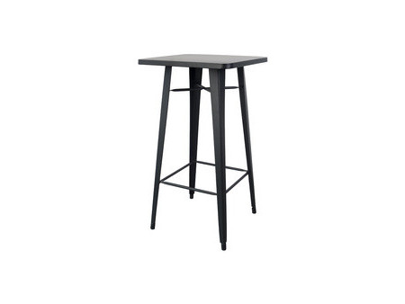 PAPERFLOW Table haute d'extérieur URBAN, 600 x 600 mm, noir